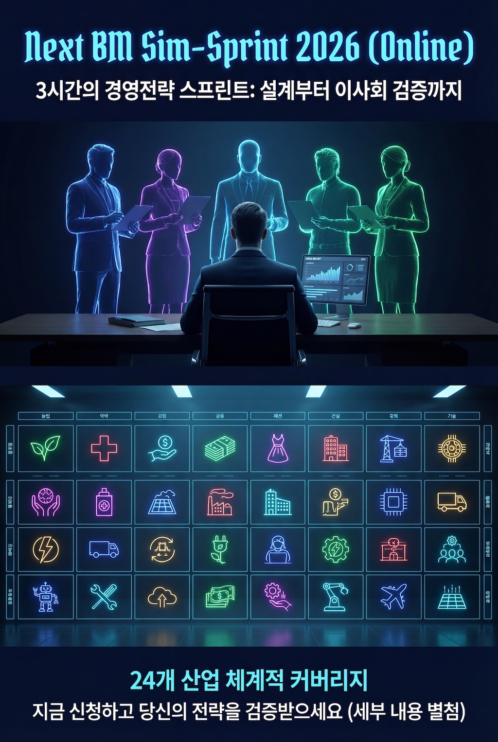 Next BM Sim-Sprint 2026
3시간의 경영전략 스프린트: 설계부터 이사회 검증까지