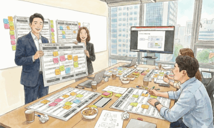 AI 비즈니스 전환 캔버스를 공개합니다.