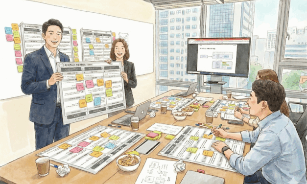 AI 비즈니스 전환 캔버스를 공개합니다.