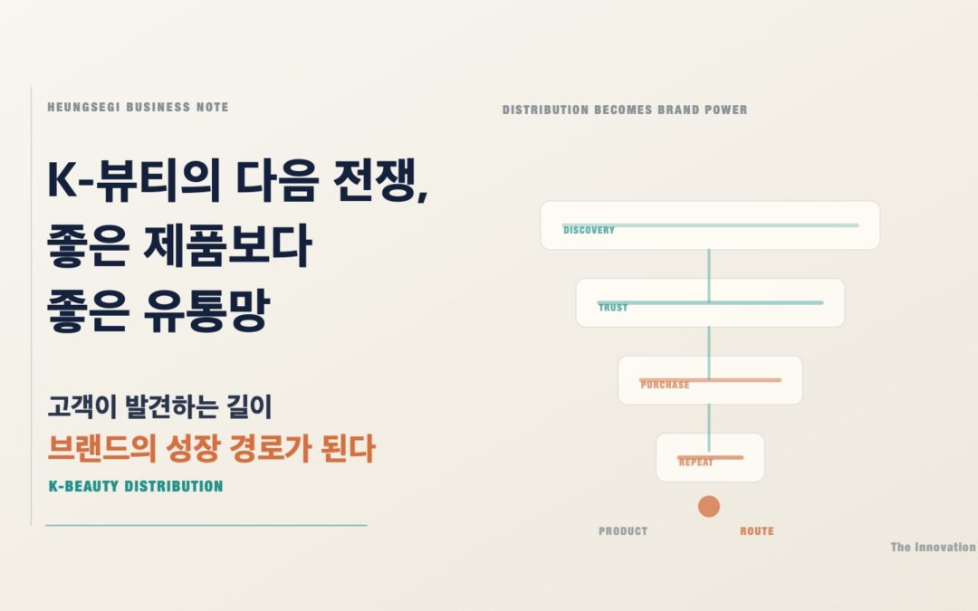 K-뷰티의 다음 전쟁: 좋은 제품보다 좋은 유통망