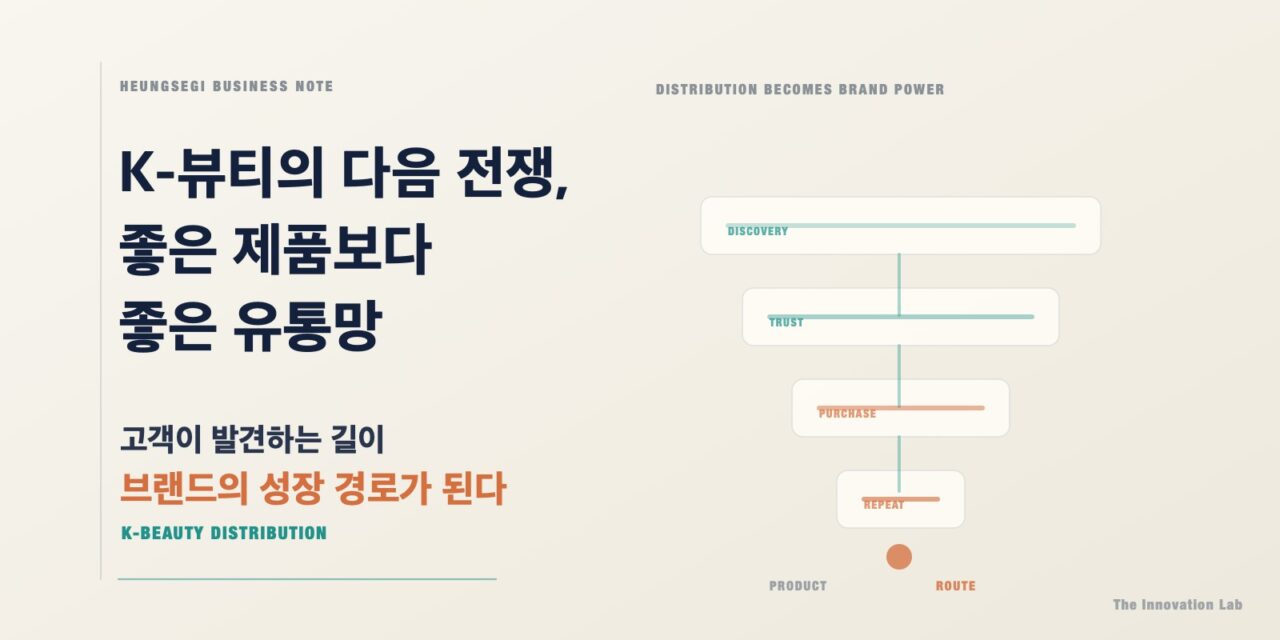 K-뷰티의 다음 전쟁: 좋은 제품보다 좋은 유통망