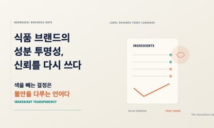 식품 브랜드의 성분 투명성: 네슬레의 인공색소 제거가 말하는 것