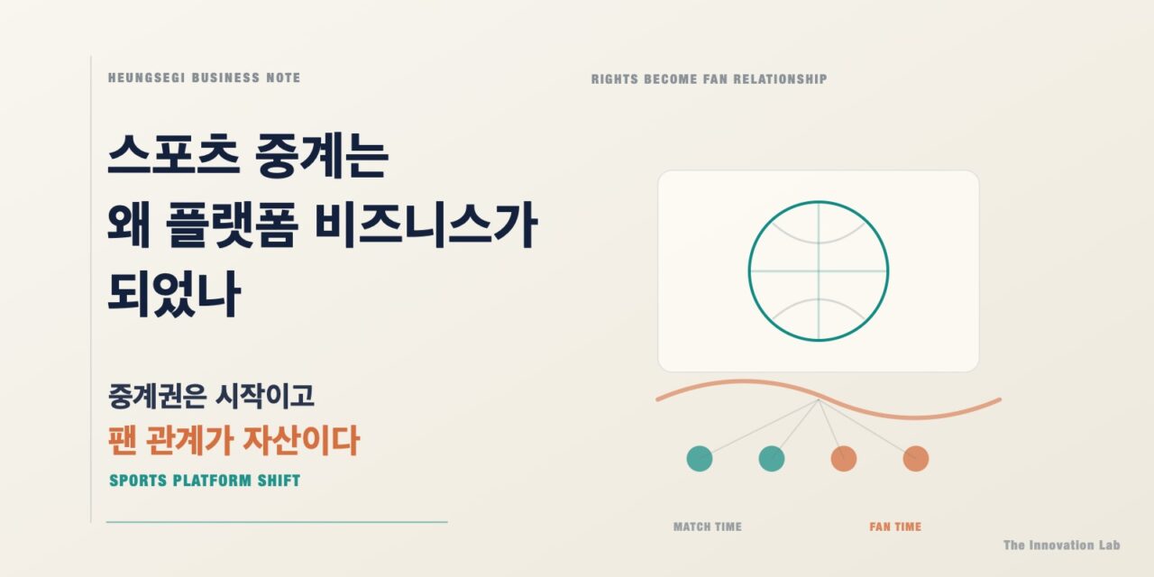 스포츠 중계는 왜 플랫폼 비즈니스가 되었나