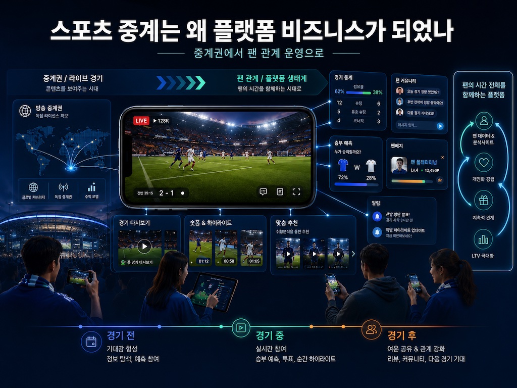 스포츠 중계는 왜 플랫폼 비즈니스가 되었나 본문 이미지