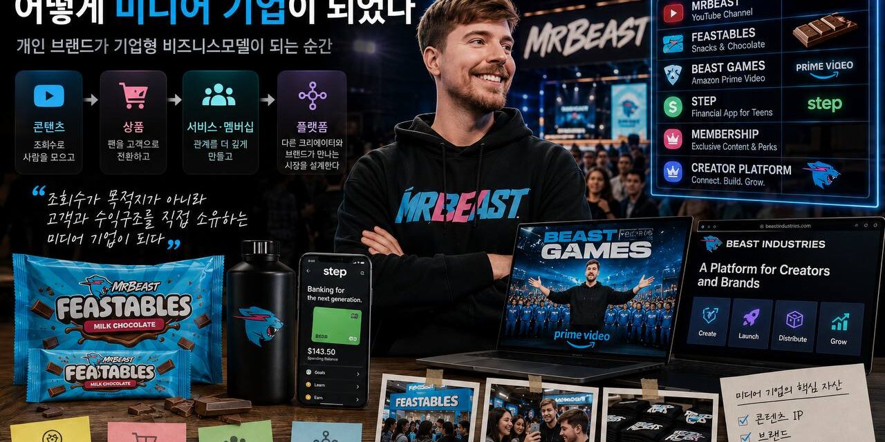 미스터비스트는 어떻게 미디어 기업이 되었나