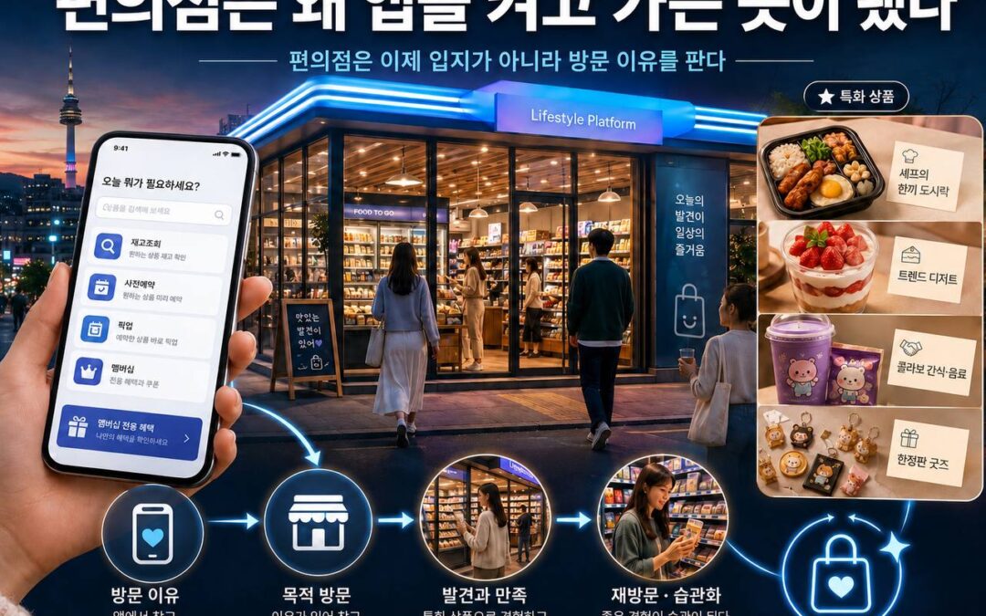 편의점은 왜 앱을 켜고 가는 곳이 됐나