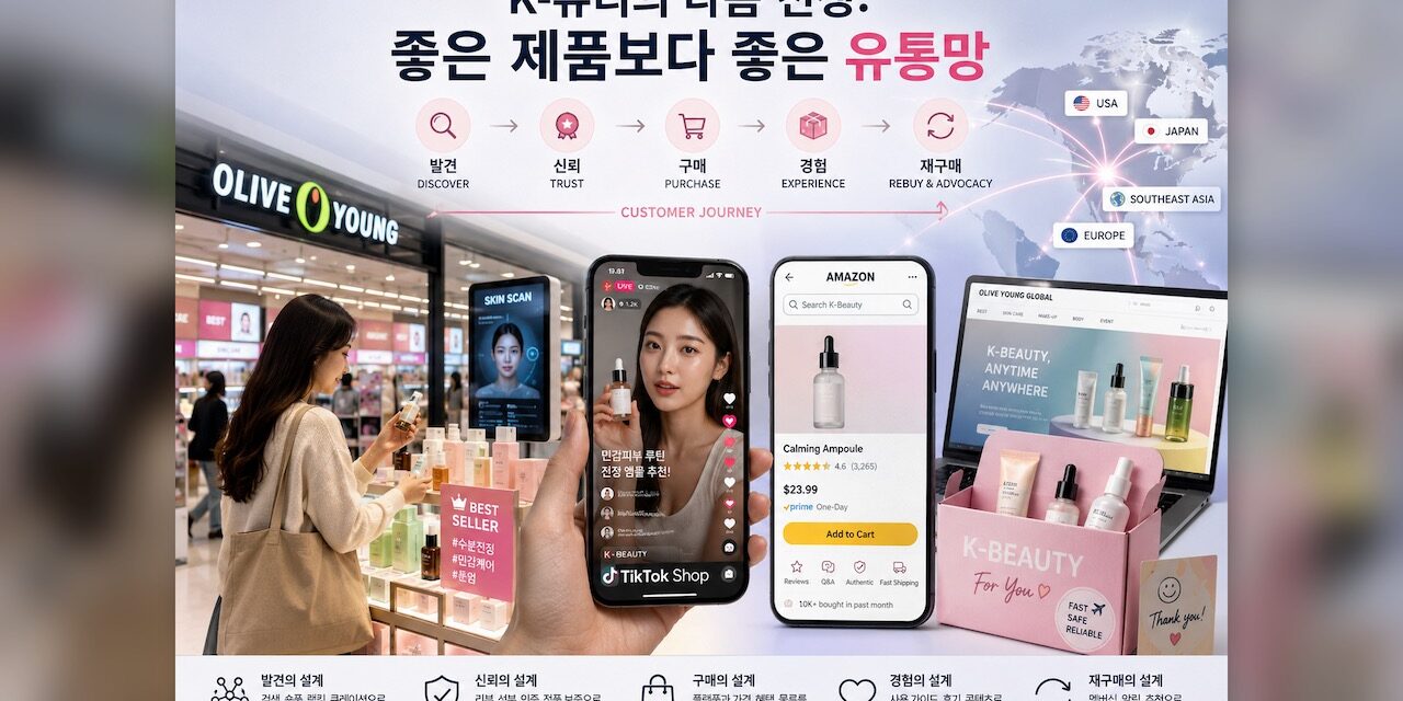 K-뷰티의 다음 전쟁: 좋은 제품보다 좋은 유통망