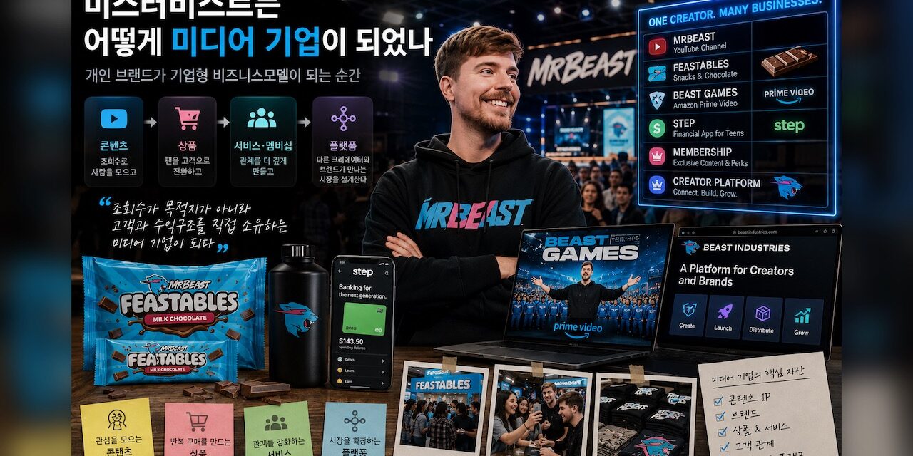 미스터비스트는 어떻게 미디어 기업이 되었나