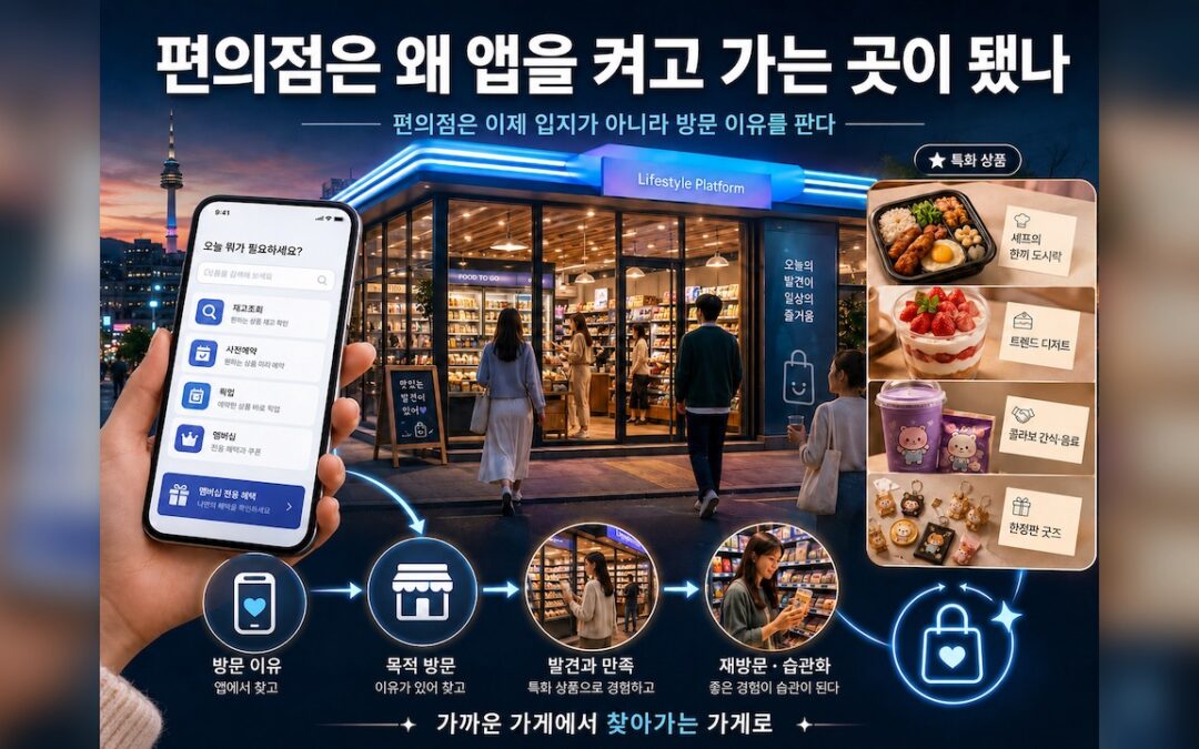 편의점은 왜 앱을 켜고 가는 곳이 됐나