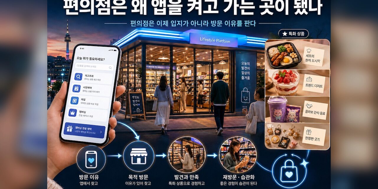 편의점은 왜 앱을 켜고 가는 곳이 됐나