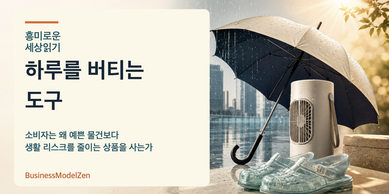 소비자는 왜 예쁜 물건보다 하루를 버티는 도구를 사는가