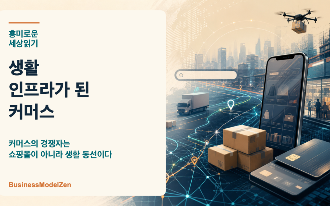 커머스의 경쟁자는 쇼핑몰이 아니라 생활 인프라다