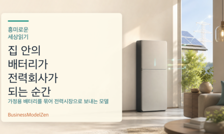 집 안의 배터리가 전력회사가 되는 순간