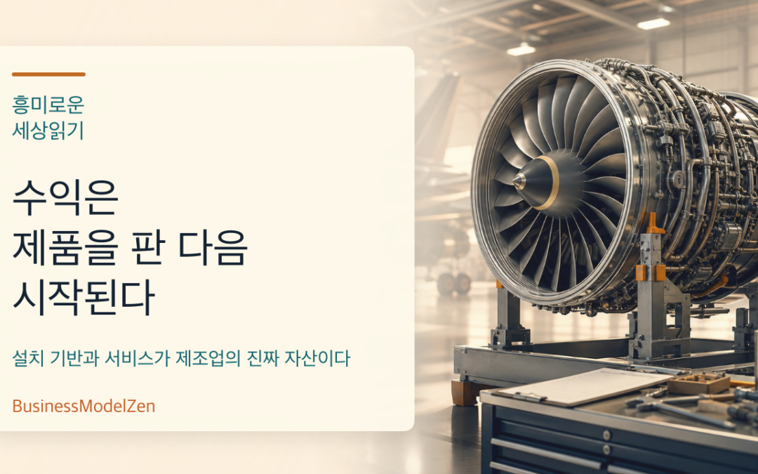 제조업의 진짜 수익은 제품을 판 다음에 시작된다