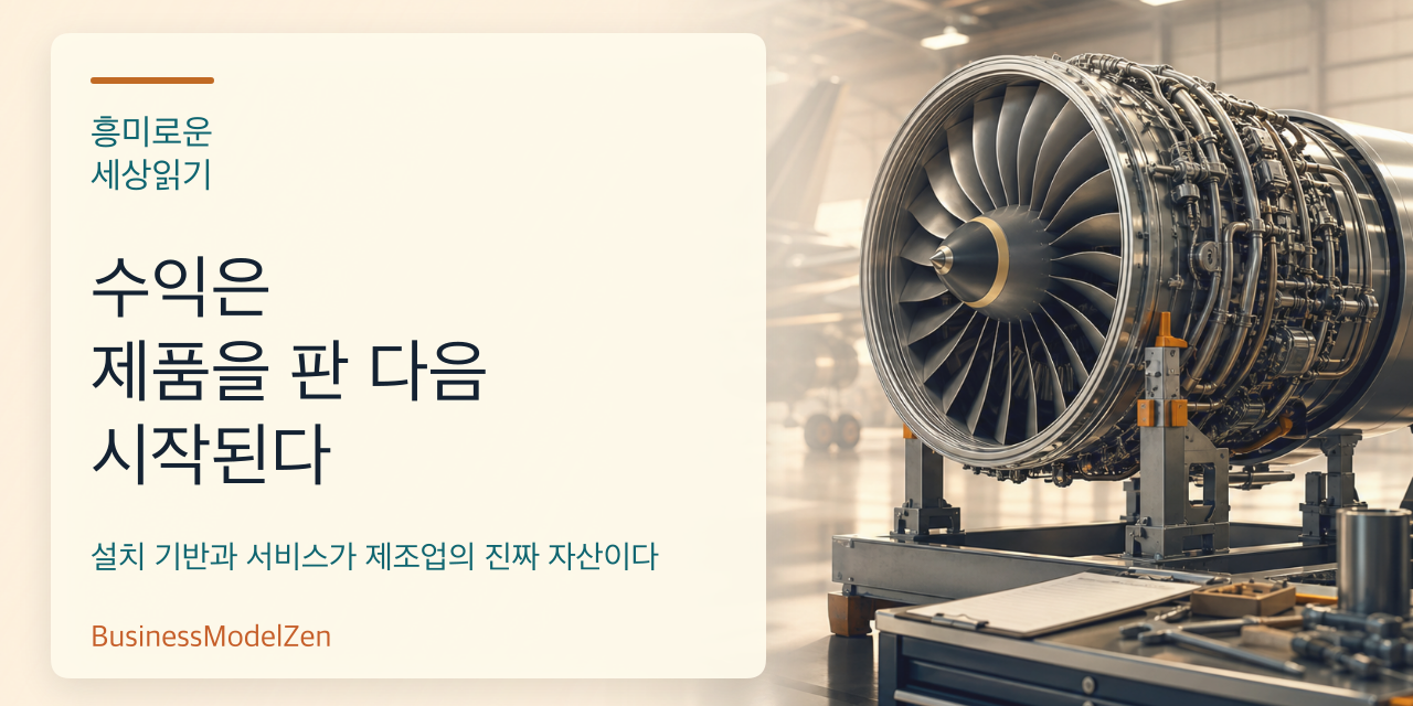 제조업의 진짜 수익은 제품을 판 다음에 시작된다