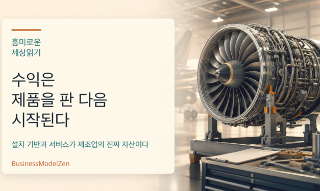 제조업의 진짜 수익은 제품을 판 다음에 시작된다
