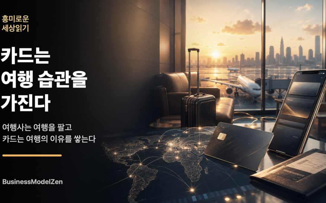 여행사는 여행을 팔고, 카드는 여행 습관을 가진다