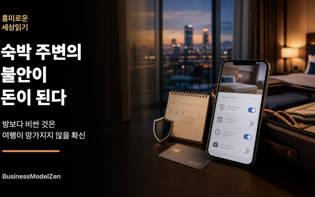 숙박료보다 숙박 주변의 불안이 돈이 된다