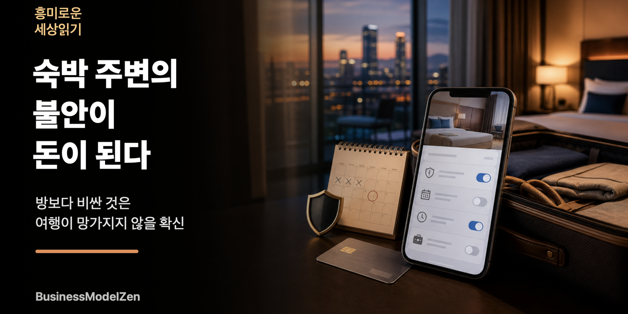 숙박료보다 숙박 주변의 불안이 돈이 된다
