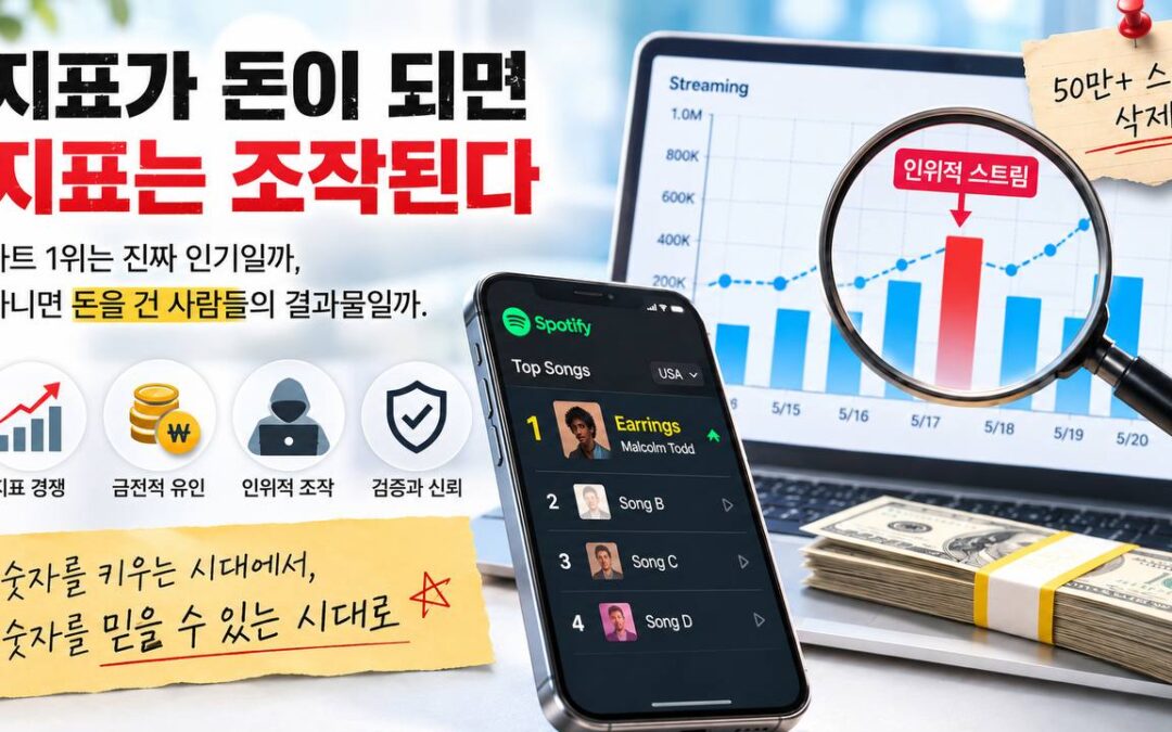 지표가 돈이 되면 지표는 조작된다
