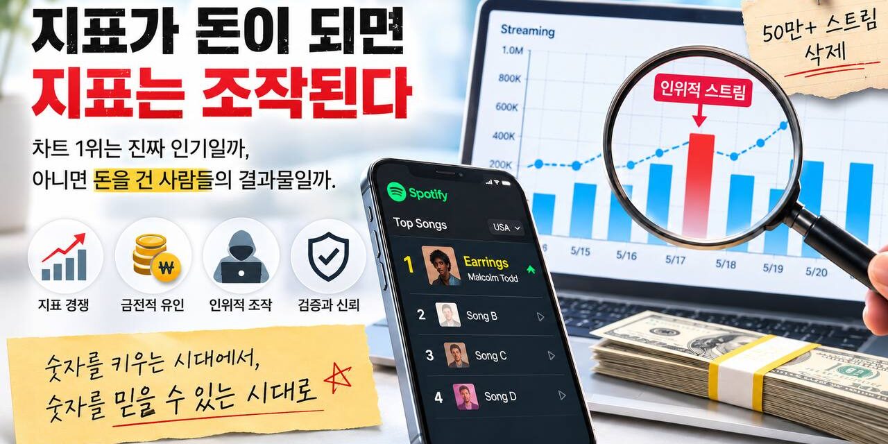 지표가 돈이 되면 지표는 조작된다