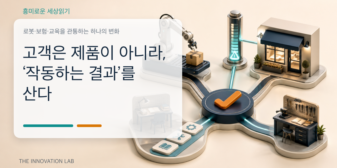 고객은 제품이 아니라 ‘작동하는 결과’를 산다